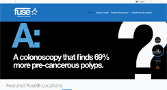 Desktop Screenshot of fusecolonoscopy.org